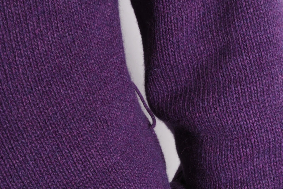 Cardigã Roberto Cavalli Class Vintage Feminino Suéter de Pele Roxa tamanho IT42 US8 - Imagem 4 de 4