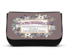 Personalised Pencil Case Teacher Gift Christmas Leaving Thank you Floral School