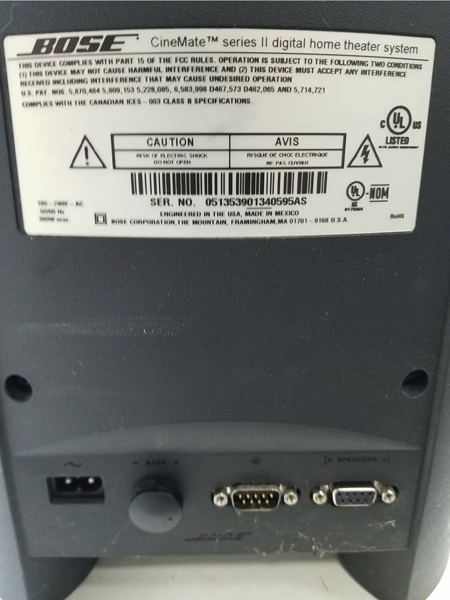 Bose　Cinemate series II digital  Amazon.com: Bose® CineMate® Series II Digital Home Theater Speaker