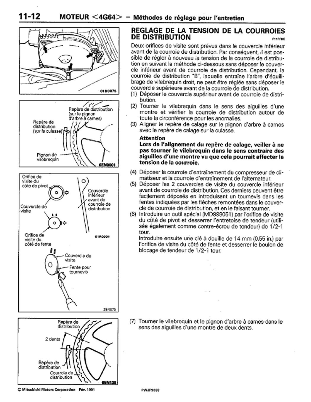 Réparer votre Pajero 1991-2000 avec la revue technique PDF sur clé USB
