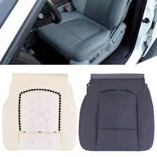 For FORD F-150 2011-2014 DRIVER BOTTOM SEAT COVER STEEL GRAY & Foam Cushion