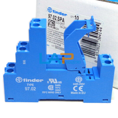 10pcs/box For Finder 97.02 97.52 SPA 8-pin 46 Series Guide Rail Base Accessories