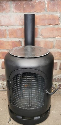 Gas Bottle Wood Stove Log burner/Log Burner/Chiminea/Patio heater