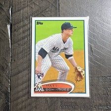2012 Topps #198 Matt Dominguez Rookie Miami Marlins ￼