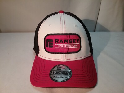 New Era 39Thirty  Ramsey Constructors Fitted Hat Cap Mesh Back Small / Medium