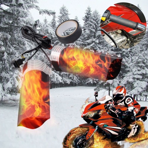 12V Heizgriffe Lenker Griffheizung Beheizte Motorrad beheizte Griffe Handwärmer - Bild 4 von 12