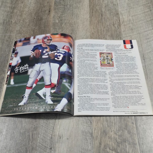 Scheda Calcio Bo Jackson Beckett Mensile Iss. #8 novembre 1990 INDIETRO: Warren Moon - Foto 6 di 6