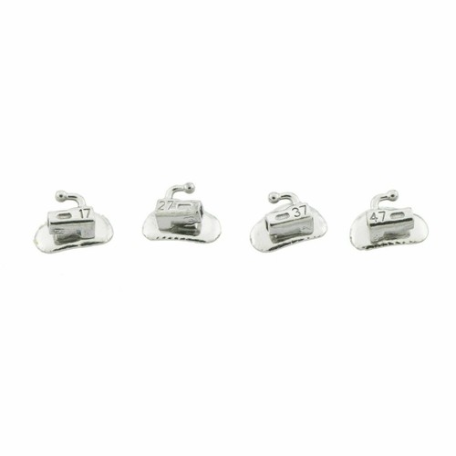 80 Pc Dental Orthodontic Buccal Tubes Second Molar 022 Roth Bondable Single Mesh - Picture 6 of 11