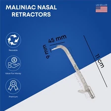 Malniac Nasal Retractors 9 x 45 mm 11 cm Plastic Surgery Instruments German