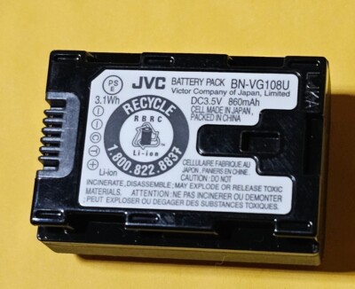 Battery for JVC BN-VG108U BN-VG107U Everio GZ-HD760 GZ-HM30 GZ-HM30U GZ-HM35 NEW
