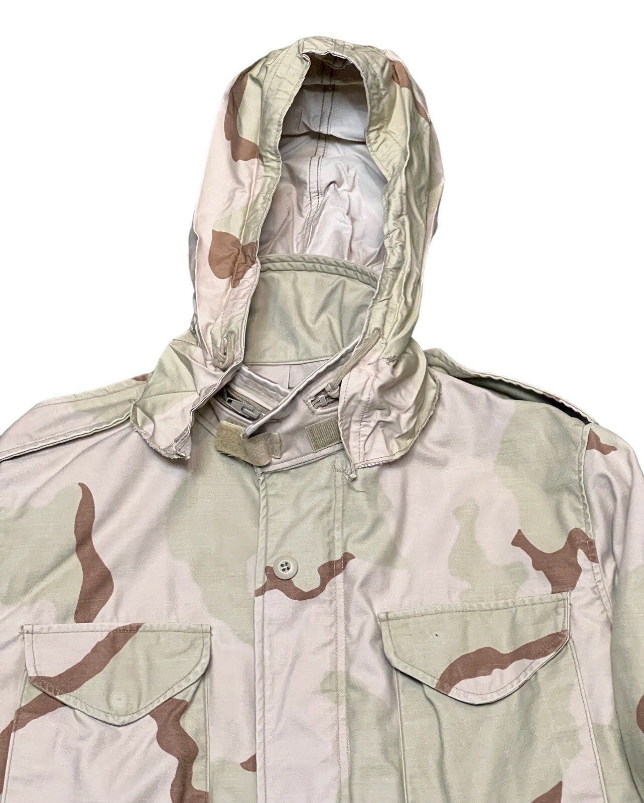 Military Desert Camo Jacket Army Cold Weather Coat Field Class 4 Size