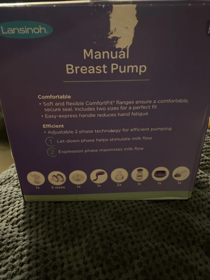 Lansinoh 50520 Manual Breast Pump “Open Box”Product Is Unused - Image 3 of 4