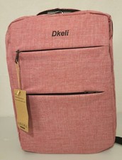 Dkeli Anti lock Laptop Pink Backpack NEW