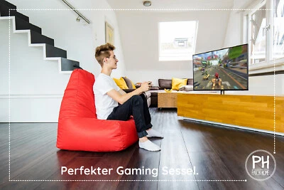 Patchhome Lounge Sessel Gamer Sitzkissen in diversen Farben 2 Größen Sitzsack!! - Bild 1 von 4