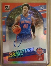 2020-21 Donruss Saddiq Bey Rookie Autograph Auto RC #SG-SBE Pistons 