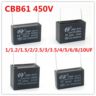 4 Uf 450V CBB61 Fan Condensator 4 Uf Fan Start Con... - Vicedeal