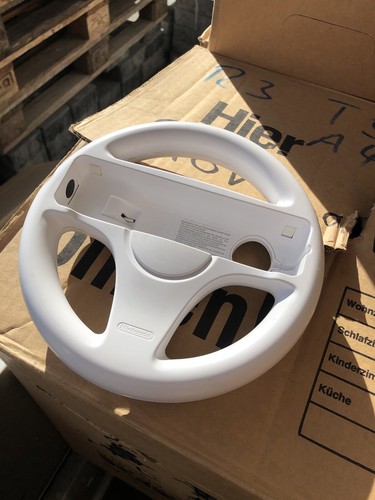 Original Nintendo Wii Wheel Lenkrad für Mario Kart  in weiß