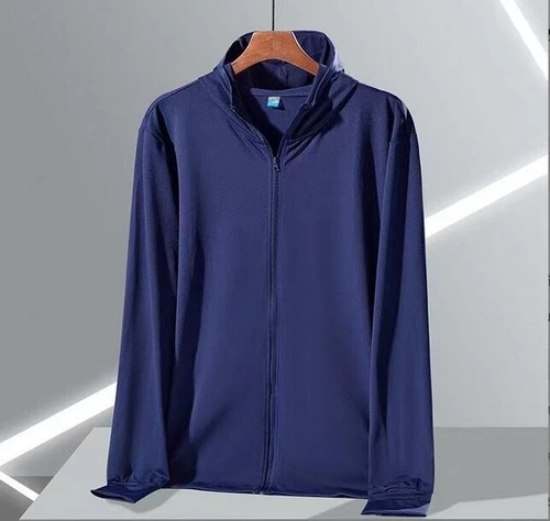 UPF50+ Eisseide Sonnenschutzkleidung für Herren Outdoor dünn atmungsaktiv UV Schutz - Bild 10 von 32