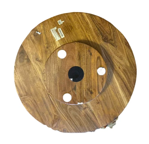 WOOD 16" ROTATING LAZY SUSAN Deer NEW - Image 2 of 2