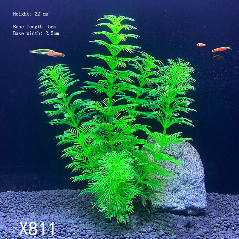 Artificial Fake Plastic Water Grass Plants for Fish Tank Aquarium