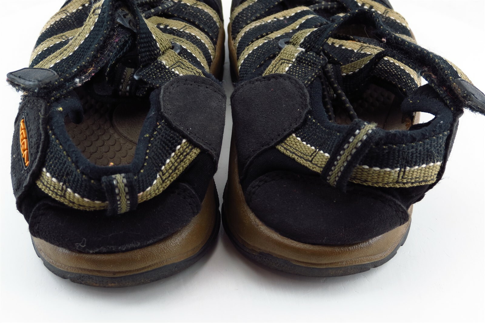 KEEN Sandali in tessuto nero scarpe ragazzo taglia 1 M