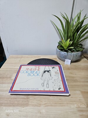 The Fine-Line Coloring Book By Jeanne Wenzel LOOSE PAGES FOR ARTWORK ONLY
