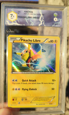 2016 Pokémon TCG Pikachu Libre Holo Half Deck 30/30 GRAAD PSA BGS 7.5 NEAR MINT+