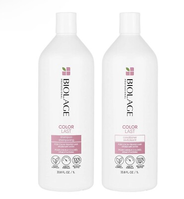 Matrix Biolage COLORLAST Shampoo and Conditioner Liter Duo, 33.8 Oz 