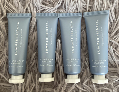 4x Summer Fridays Jet Lag Mask Mini Size 0.35oz/10ml each - New & Sealed Unboxed