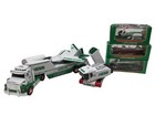 Lot Of 6 Hess Collectible Miniature Toys: Tanker Helicopter Trucks & More
