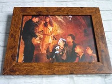 Framed a4 Goonies 1985 Cast Poster lobby card Corey Feldman finding ancient map