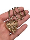 As-Is ⚠️ TRIFARI Heart Throb Gold Tone Book Piece Necklace ⚠️No Rhinestones — photo 2