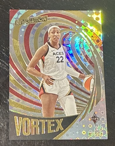 A'ja Wilson #6 2022 Panini Revolution WNBA Vortex card