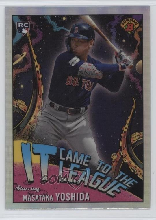 2023 Bowman Chrome It Came to the League Masataka Yoshida #CFL-7 Rookie RC