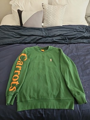 Anwar Carrots Men's Green Sweatshirt Graphic Crew Neck Medium