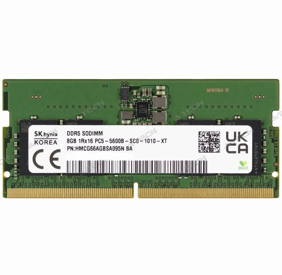 Hynix 8GB DDR5-5600 SODIMM HMCG66AGBSA092N HMCG66AGBSA095N Laptop Memory RAM