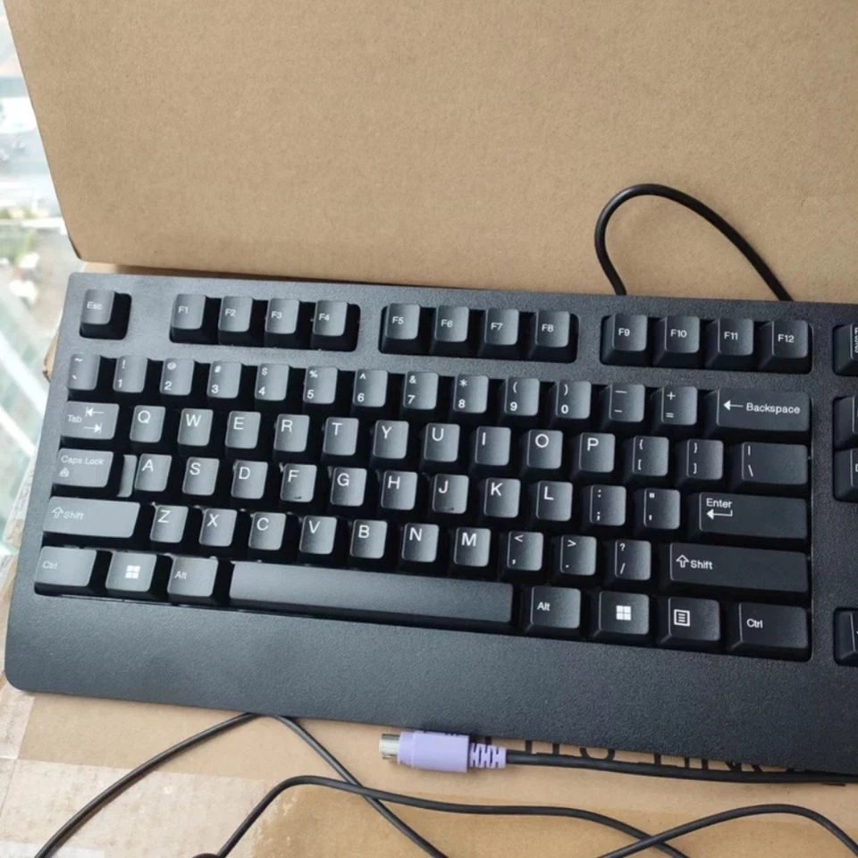Original Lenovo Traditional PS2 Wired Keyboard SK8817 & Mouse MA118P Set 00XH896 - Image 2 of 4