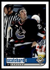 1998-99 UD Choice Dave Scatchard Vancouver Canucks #209