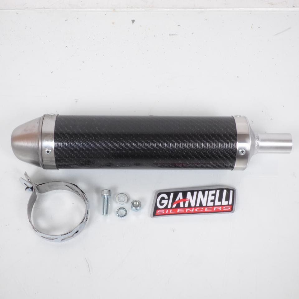 Silencieux GIANNELLI carbone Ø22mm, l'échappement haut de gamme pour scooter