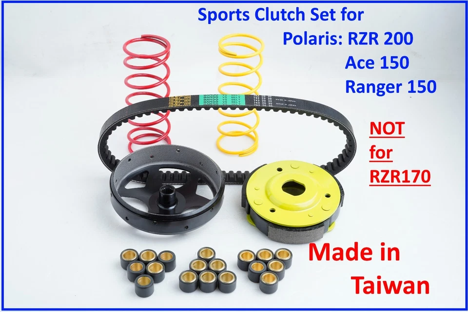 Juego de embrague deportivo para Polaris RZR 200 RZR200 desde 2021 @CA Foto 2 de 4