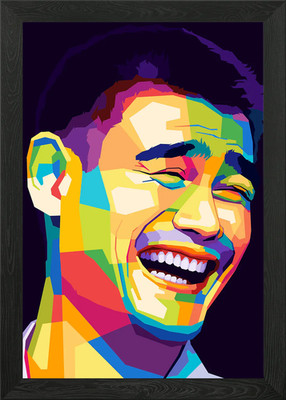 Yao Ming Meme Pop Art Framed Wall Art Poster Canvas Print Picture