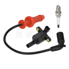 Ignition coil w/ Wire Cap & Spark plug for Polaris Sportsman 550 2011-2014