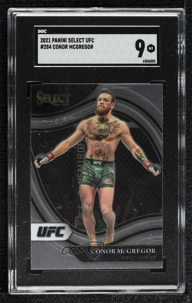 2021 Panini Select UFC Octagonside Conor McGregor #284 SGC 9 MINT 0h2x