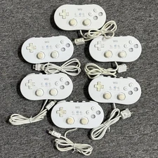 Official Nintendo Wii Classic Controller RVL-005 White Original Remote Tested