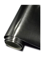 3D Carbon Fiber Vinyl Wrap, for Body Protection, Scratch Resistance, Air Rele...