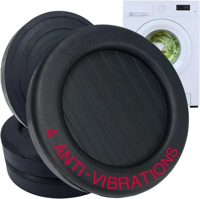 4 Patins Anti Vibrations Machine à Laver Caoutchouc Antidérapant - Photo 1/4