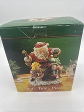 Holiday Time Collectible Santa Centerpiece Santa  Children