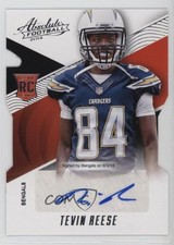 2014 Panini Absolute Rookie Auto Retail Tevin Reese #179 Auto 0q3