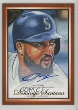2019 Topps Gallery Orange Auto 12/25 Domingo Santana #113 Auto 1h31