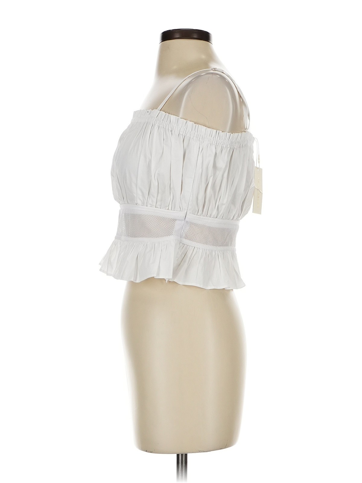Ramy Brook Women White Sleeveless Blouse 6 thumbnail 4